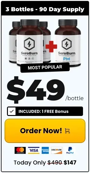 SeroBurn price 3 bottle